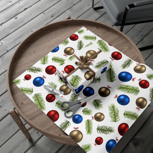 Elegant 3D Christmas Wrapping Paper Set - Premium Matte & Satin Finishes, Made in the USA