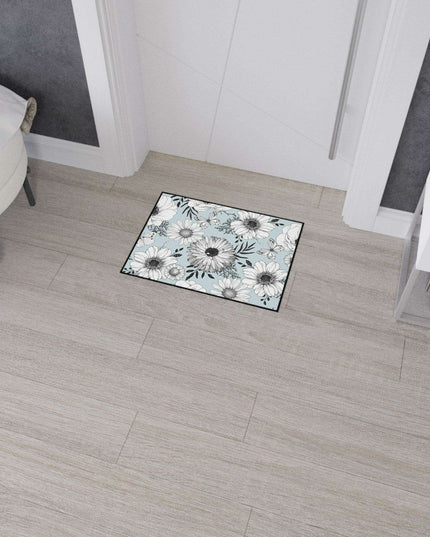 Elegant Floral Executive Area Rug with Enhanced Safety Features