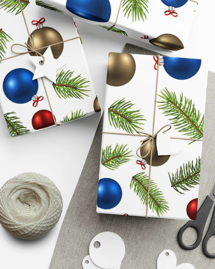 Elegant 3D Holiday Gift Wrapping Paper Set - Premium Quality, USA Crafted