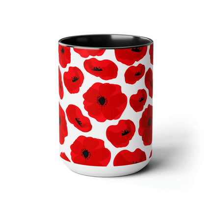 Sophisticated Dual-Color Ceramic Coffee Cups - Maison d'Elite Enigma Series