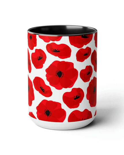 Sophisticated Dual-Color Ceramic Coffee Cups - Maison d'Elite Enigma Series