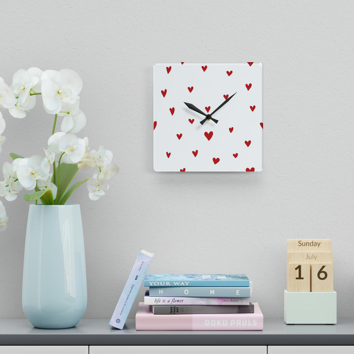 Vibrant Acrylic Wall Clocks - Modern Timepieces with Cute Penguin Prints and Effortless Hanging Slot