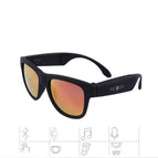 Black frame red lens
