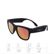 Black frame red lens