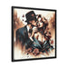 Elegant Love - Romantic Matte Canvas Wall Art