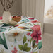 Spring Colorful Tablecloth | 55.1" x 55.1" Polyester Cloth