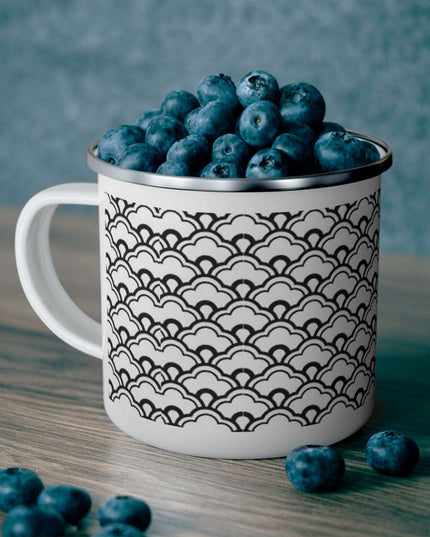 Outdoor Explorer Enamel Camping Mug: Your Go-To Adventure Gear