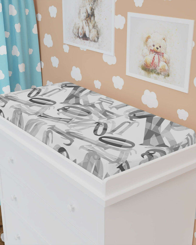 Luxurious Personalized Baby Changing Pad Cover by Maison d'Elite: A Touch of Elegance for Your Nursery