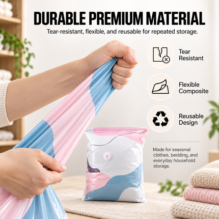 Large Capacity No-Pump Vacuum Storage Bags for Clothes & Blankets Household Storage Bags large-capacity-no-pump-vacuum-storage-bags Home & Garden > Storage & Organization > Clothing & Wardrobe Storage