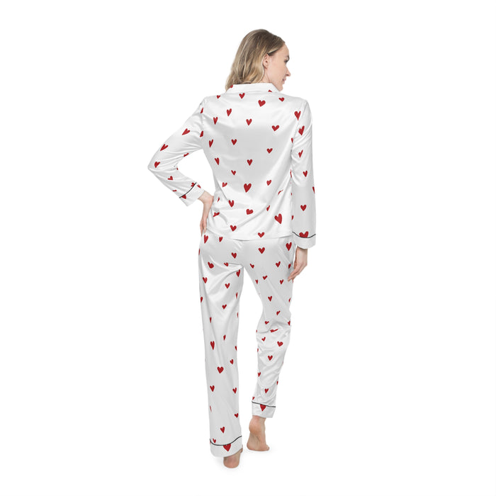 Valentine Women's Satin Pajamas