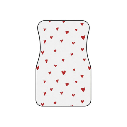 Elegant Customizable Heart Shaped Car Mats - Luxury Edition
