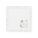 Sophisticated White Coined Napkins for Elegant Celebrations