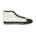 Cute Cat Men's High Top Sneakers: Uniquely Crafted for Discerning Taste