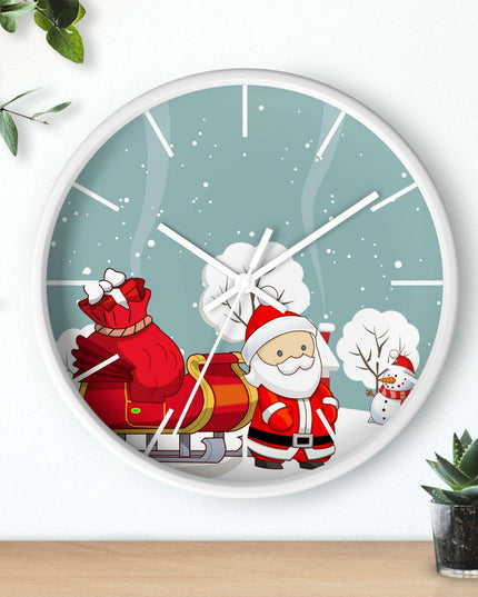 Elegant Artisan Wood Wall Clock with Premium Color Choices for Sophisticated Interiors