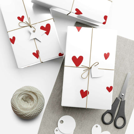 Luxurious Eco-Friendly Valentine Gift Wrapping Paper - Crafted in the USA