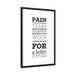 Eco-Friendly Inspirational Canvas Art with Modern Black Frame