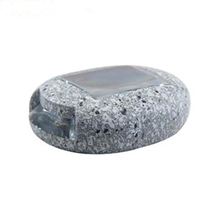 Solar Cobblestone Garden Path Light — LED Outdoor Lamp
