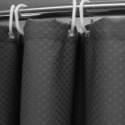 Bathroom jacquard shower curtain