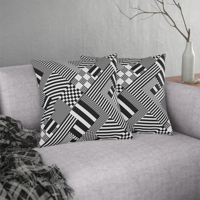 Waterproof Geometric Floral Outdoor Throw Pillows