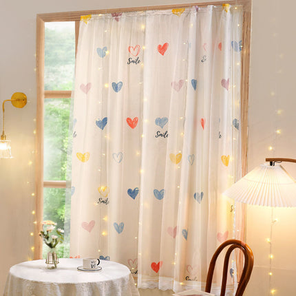 Peekaboo Studio Velcro Curtain - Easy Installation & Light Filtering
