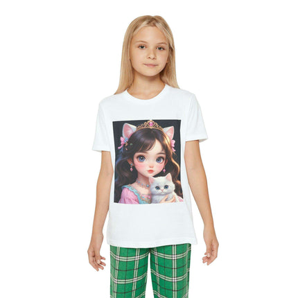 Luxurious Cotton Holiday Ensemble for Young Fashionistas