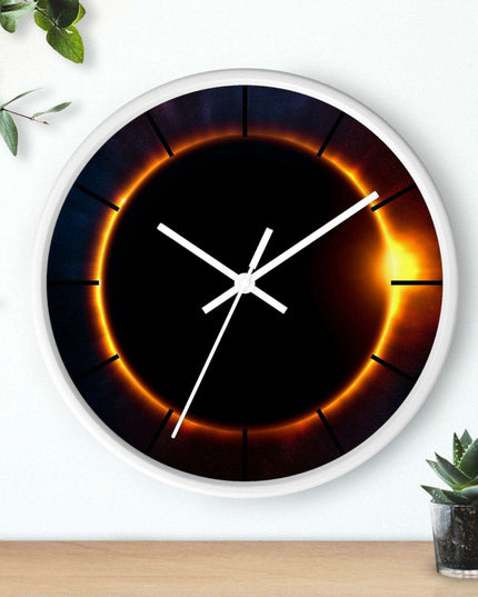 Elegant Wooden Framed Wall Clock for Upscale Home Interior