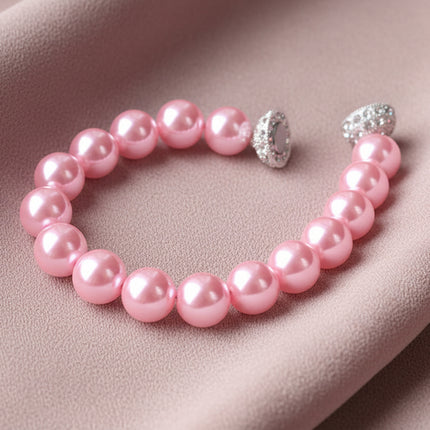 Curtain Tie Rope Strap ABS Pearl Magnet Curtain Buckle