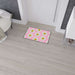 Chic Pink Daisy Personalized Area Rug with Non-Slip Backing - Luxurious Design