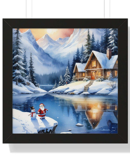 Sustainable Elegance: Eco-Friendly Fantasy Christmas Vertical Wall Art