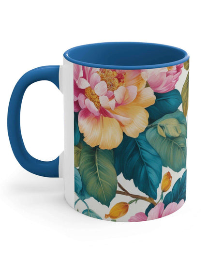 Chic Kireiina Two-Tone Ceramic Coffee Cup - Eye-Catching 11oz Mug