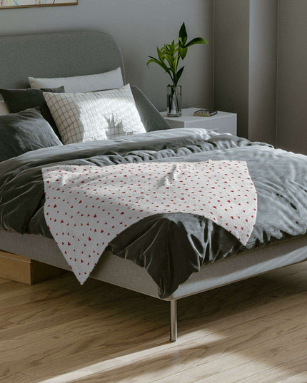 Winter Wonderland Luxe Velveteen Fleece Throw by Maison d'Elite