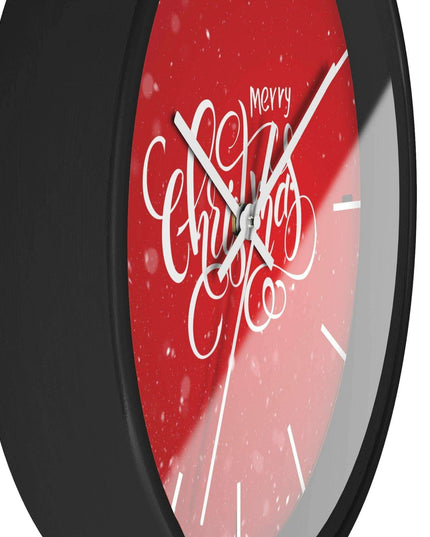 Elegant Holiday Clock with Exquisite Wooden Design by Maison d'Elite