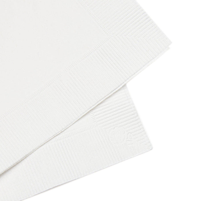 Elegant White Coined Napkins for Exquisite Gatherings