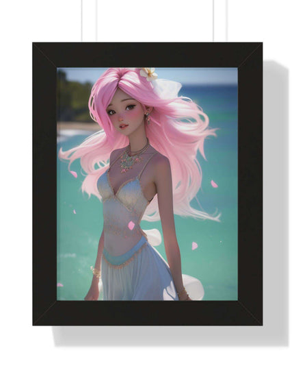 Eco-Conscious Mermaid Art Set with Sustainable Framing