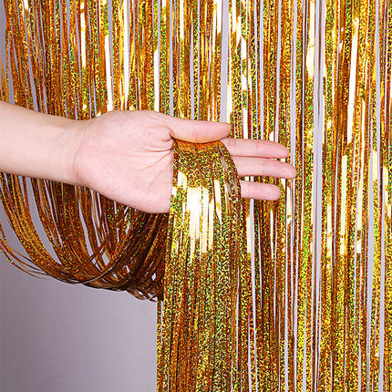 Atmosphere decorate the curtain