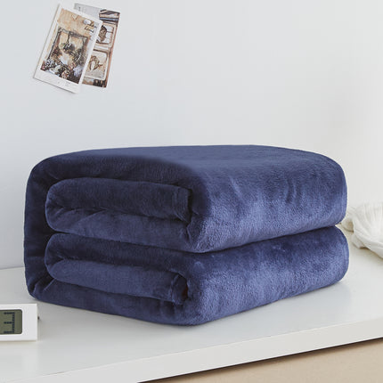 Peekaboo Studio Flannel Coral Blanket - Soft, Cozy, and Warm