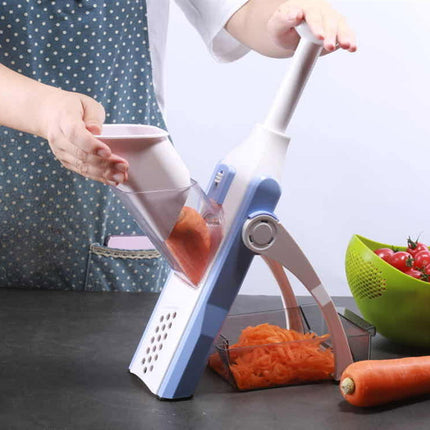 5 In 1 Kitchen Multifunctional Vegetable Cutter For Shred Slice Cut Grind Wave