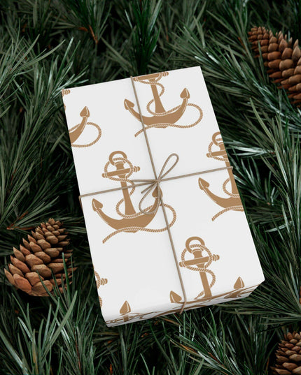 Nautical Elegance: Premium Gift Wrap Collection - Made in the USA