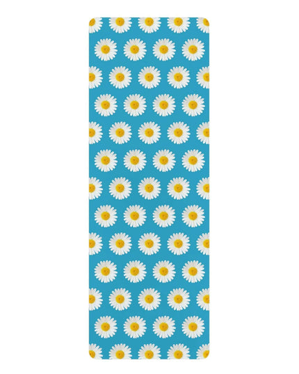 Luxurious Daisy Blossom Microfiber Yoga Mat - Enhance Your Practice Experience