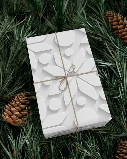Luxurious 3D Christmas Gift Wrap Set - Maison d'Elite Premium Paper Collection