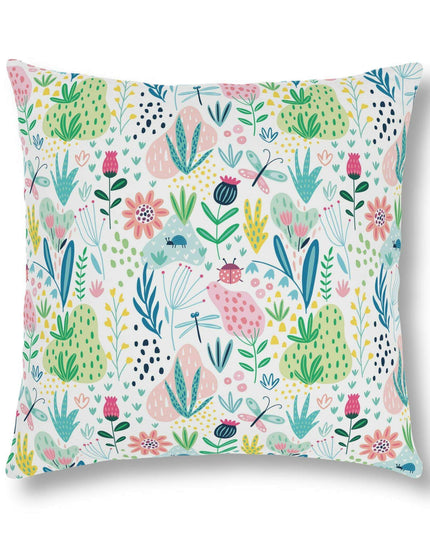 Vibrant Weather-Resistant Floral Garden Cushions - Très Bébé Collection