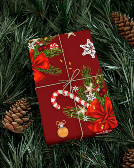Elegant 3D Holiday Gift Wrapping Paper Set - Artfully Made in the USA