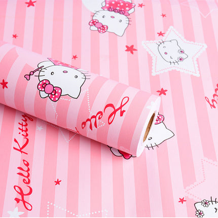 Self Adhesive Wallpaper PVC Cartoon Series Pastoral 45 Banana Stars Moon 10m