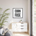Confuse - Quote Matte Canvas - Black Pinewood Frame Printify
