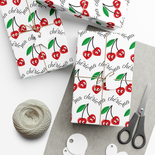 Cherry Blossom Dreams - Luxury USA-Made Gift Wrap Set with Matte & Satin Finishes | Sustainable & Multiple Sizes
