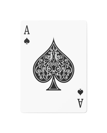 Valentine Red Heart Peekaboo Playing Cards - Enhance Your Game Nights