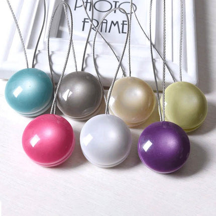 Peekaboo Studio Decorative Stainless Steel Curtain Strap Hook - Round