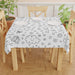 Customized Elegant Square Table Cover | Luxurious 55.1" x 55.1" Polyester Cloth