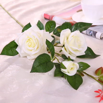 Peekaboo Studio Artificial Rose Flower - Realistic & Long-Lasting Deco