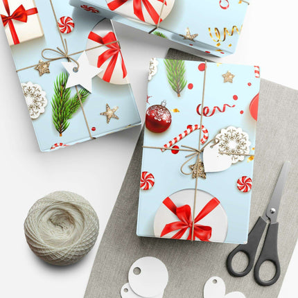 Personalized Elegant Holiday Gift Wrap - Custom Matte & Satin Options